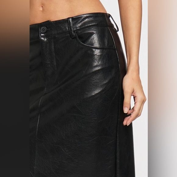 Faux Leather Skirt - Picture 5 of 5